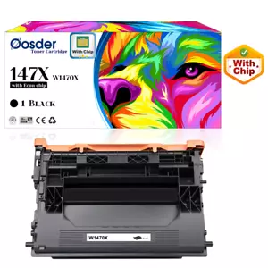 147x Toner schwarz (Econ Chip), für HP M610n/M611x/M612x MFP M634h/M635h/M636, W1470X - Bild 1 von 2