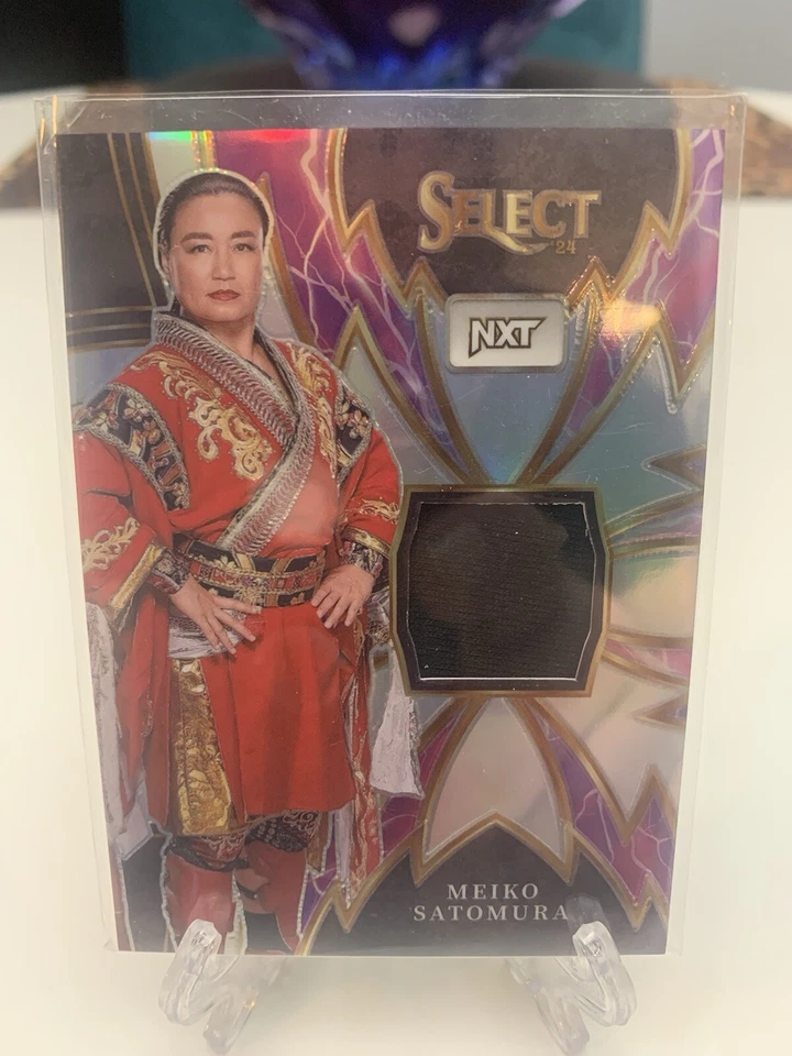 2024 WWE Panini Select Meiko Satomura Sparks Memorabilia Silver Prizm #SP-MSM - Image 1 of 3