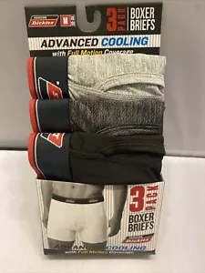 Calzoncillos boxer para hombre Ropa interior M 32-34 refrigeración avanzada paquete de 3 negros grises - Imagen 1 de 12