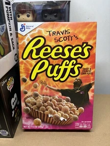 Travis Scott X Reeses Puffs Cereal Cactus Jack Sealed (BRAND NEW) - Picture 1 of 4