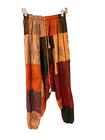 Made in Nepal Patchwork Unisex Hippie Yoga Festival Jogger Ankle Skirt Pants