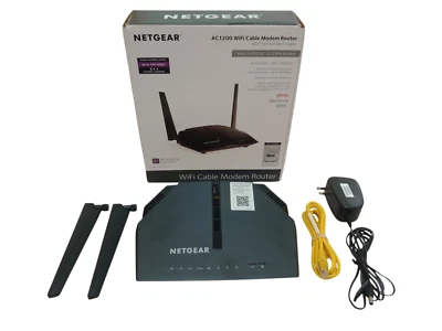 Netgear C6220 1200Mbps WiFi Dual Band Gigabit Cable Modem Router+Box | Works - Image 1 of 4