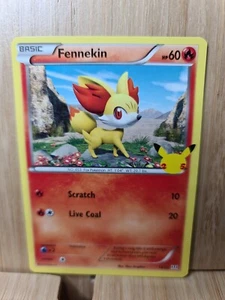 FENNEKIN🏆 Non-Holo 25th Anniversary Mcdonalds 14/25 NM (Genuine) Pokemon Card - Picture 1 of 1