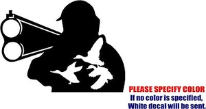 Duck Hunter #02 Decal Sticker JDM Funny Vinyl Car Window Bumper Truck Laptop 10" - Picture 1 of 3