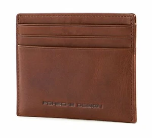 PORSCHE DESIGN Urban Courier Cardholder estuche para tarjetas de crédito / visita coñac - Imagen 1 de 2