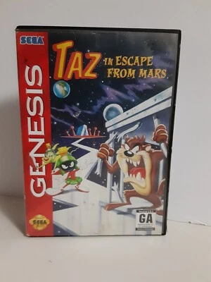 Taz in Escape From Mars Sega Genesis 1994 Authentic Tested No Manual Vintage - Image 1 of 4