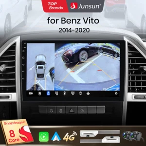 Radio de coche 360°KAM+128G Android13 Carplay GPS Navi WIFI BT SWC para Benz Vito W447 - Imagen 1 de 16