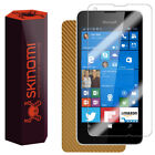 Skinomi Gold Carbon Fiber Skin & Screen Protector for Microsoft Lumia 550