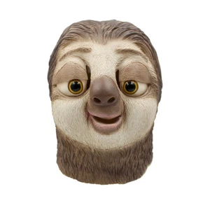 Zootopia 2 Sloth Mask Cosplay Animal Adult Masquerade Hood Full Head Props Latex - Picture 1 of 6