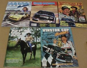 Dale Earnhardt Wrangler racing magazine lot New + posters Winston Cup 1983-up NM