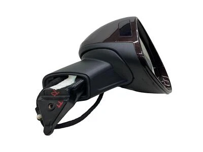 Espejo retrovisor eléctrico derecho Porsche Macan 2017-2019 con punto ciego marrón caoba metálico Foto 1 de 4