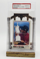 2001 Sports Illustrated for Kids Tiger Woods Athlete of the Yr U.S. Open PSA 8 F