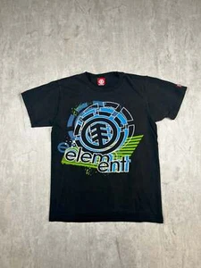 Vintage Element Skateboards T-Shirt Black Skater Made in USA Y2K Mens Size S - Picture 1 of 9