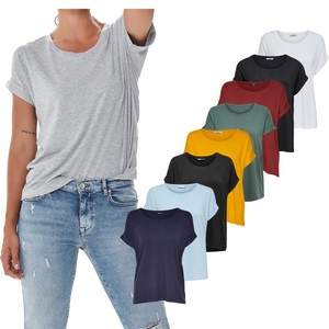 ONLY Damen T-Shirt Onlmoster S/S Top legeres lockeres und lässiges Shirt