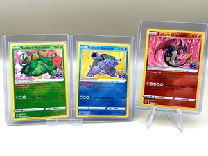 Radiant Charizard Radiant Blastoise Radiant Venusaur Set Pokemon Go /078 - EN - Bild 1 von 2