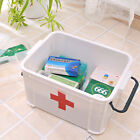Erste-Hilfe-Kit Medizin Aufbewahrungsbox tragbar Notfallbox Haushaltsmedizin WB