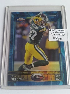 2015 Topps Chrome - Diamond #21 Jordy Nelson : Green Bay Packers - Picture 1 of 1