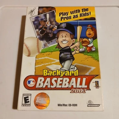 Backyard Baseball 2003 - New In Big Box Win/Mac PC Cd-rom Game Sealed - Image 1 of 4