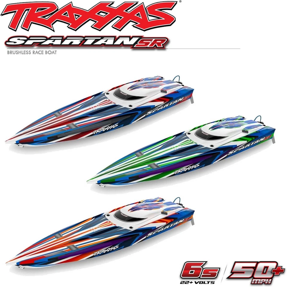 Traxxas 103076-4 Spartan SR 36-Zoll Rennboot Self-Righting Brushless Clipless - Bild 1 von 1