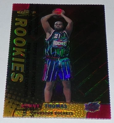 1999-00 Topps Finest Kenny Thomas Gold Refractor #122 Rookies RC 072/100 ¡Raro! Foto 1 de 2