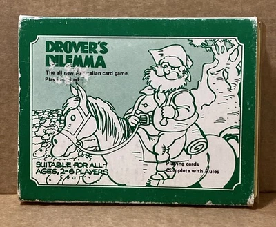 1984 vintage DROVER’S DILEMMA ~  Australian Card Game ~ complete - image 1 of 4