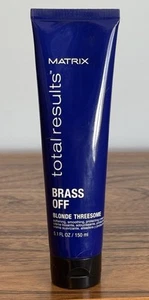 Matrix Total Results Brass Off Blonde Threesome Protecting Cream 5.1 oz - Picture 1 of 3