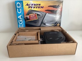 Sega CD Action System 2 Bundle In Box w/ Tomcat Alley TESTED
