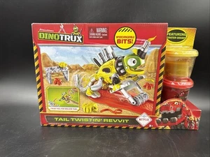 2016 Dinotrux Tail Twisting’ Dram Works Revvit Tool Crater Dough Mattel - Picture 1 of 6