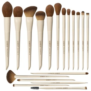 Makeup Brushes Set Labeled 18 Piece Face and Eye Brush Set Ultra soft hair Fo... - Bild 1 von 6