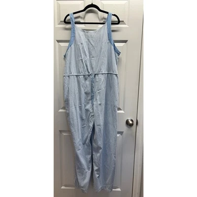 Mono SIMPLE Suzanne Betro Para Mujer Talla 2X Azul Blanco Rayas Estilo General Foto 1 de 4