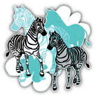 Zebra Label Animal Car Bumper Sticker Decal