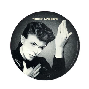 Pop 70's/80's Theme Record Player Anti-Slip Vinyl Circular Slipmat Music Decor - Picture 1 of 1