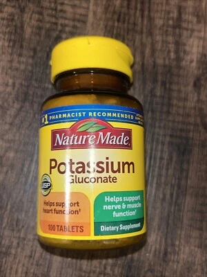 Gluconato de potasio Nature Made 550 mg 100 comprimidos Foto 1 de 4