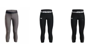New Girls (7-16) Under Armour HeatGear 7/8 Leggings Pick Size & Color MSRP:$30 - Picture 1 of 4