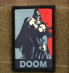 Póster Dr Doom Hope parche moral táctico militar ejército insignia gancho bandera EE. UU. - Imagen 1 de 24