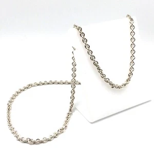 84cm 7.0mm Anclaje 835 Plata Collar Joyería Ancla Cadena 94g Collar - Imagen 1 de 12