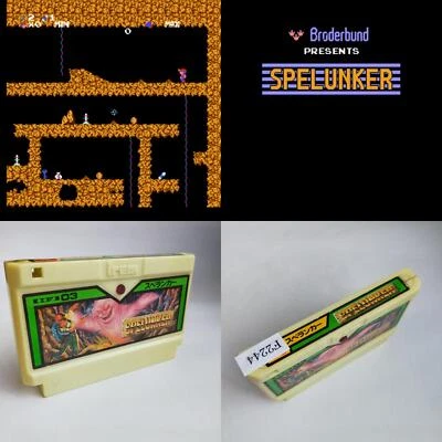 Spelunker Airem pre-owned Nintendo Famicom NES Tested - Image 1 of 4