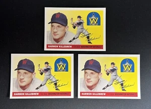 Lot (3) 2006 Topps Harmon Killebrew Rookie OT Week Card 1955 #10 #124 Nationals - Picture 1 of 2