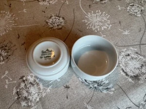 Lufthansa Airlines Business Class Butter Dishes - Set of 2 - Picture 1 of 1
