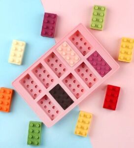 Building Block Puzzle Mold DIY Block Ice Cube Tray Cake Decorating Mold 1pc Set