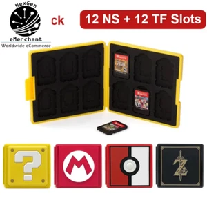 Estuche para tarjetas de juego 12 en 1 para Switch OLED - Se adapta a tarjetas NS y almacenamiento Micro SD - Imagen 1 de 9