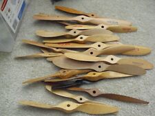 New Lot of 20 Assorted Sizes RC Airplane Top Flite Wood Propellers NOS