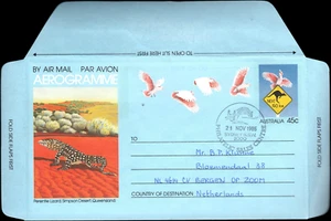 Australia - Aerogramme - 1985 - To the Netherlands - Picture 1 of 1