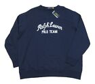 Polo Ralph Lauren Big & Tall Men's Navy Logo Crew-Neck Pullover Sweatshirt