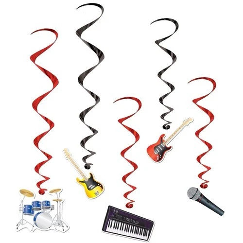 带挂漩涡 5 包箔 38 英寸带挂饰派对用品 — 第 1/1 张图片