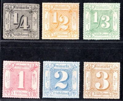 GERMANY THURN & TAXIS 1866 SC. #27-22 MINT RARE NEVER-HINGED - Image 1 of 2