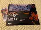 1954 Milan Indiana Team Photo signée 8X10 JSA authentifiée COA Bobby Plump