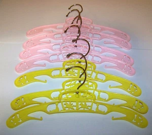 7 Baby/Kinder Kleiderbügel drehbar Zirkus Karussell Kinderzimmer Vintage Konvolut - Bild 1 von 4