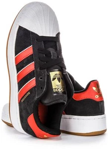 Zapatillas De Baloncesto Unisex Adidas Superstar XLG En Negro Y Rojo UK 3 - 11 - Imagen 1 de 3