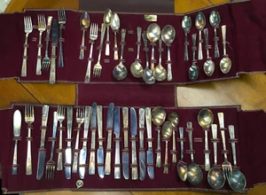 Vintage William Rogers Original Rogers Double Plated Silver Set - Picture 1 of 11